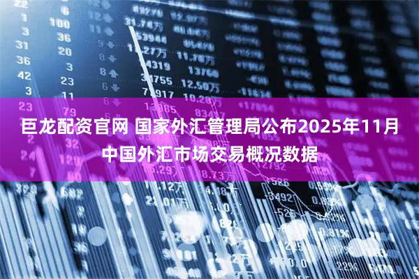 巨龙配资官网 国家外汇管理局公布2025年11月中国外汇市场交易概况数据